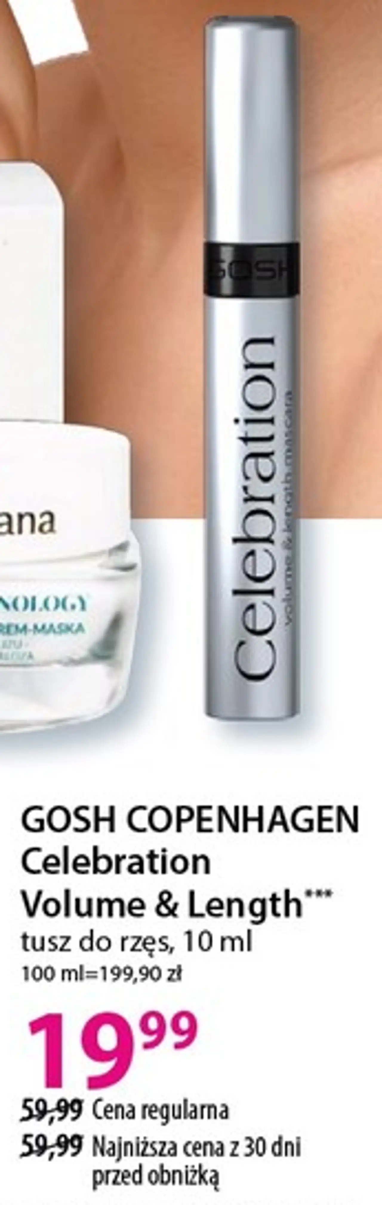 GOSH COPENHAGEN Celebration Volume & Length*** tusz do rzęs, 10 ml