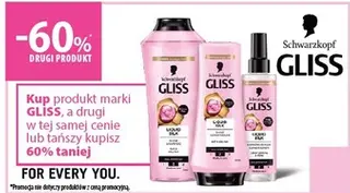 product - Kup produkt marki GLISS, a drugi w tej samej cenie lub tańszy kupisz 60% taniej - Hebe