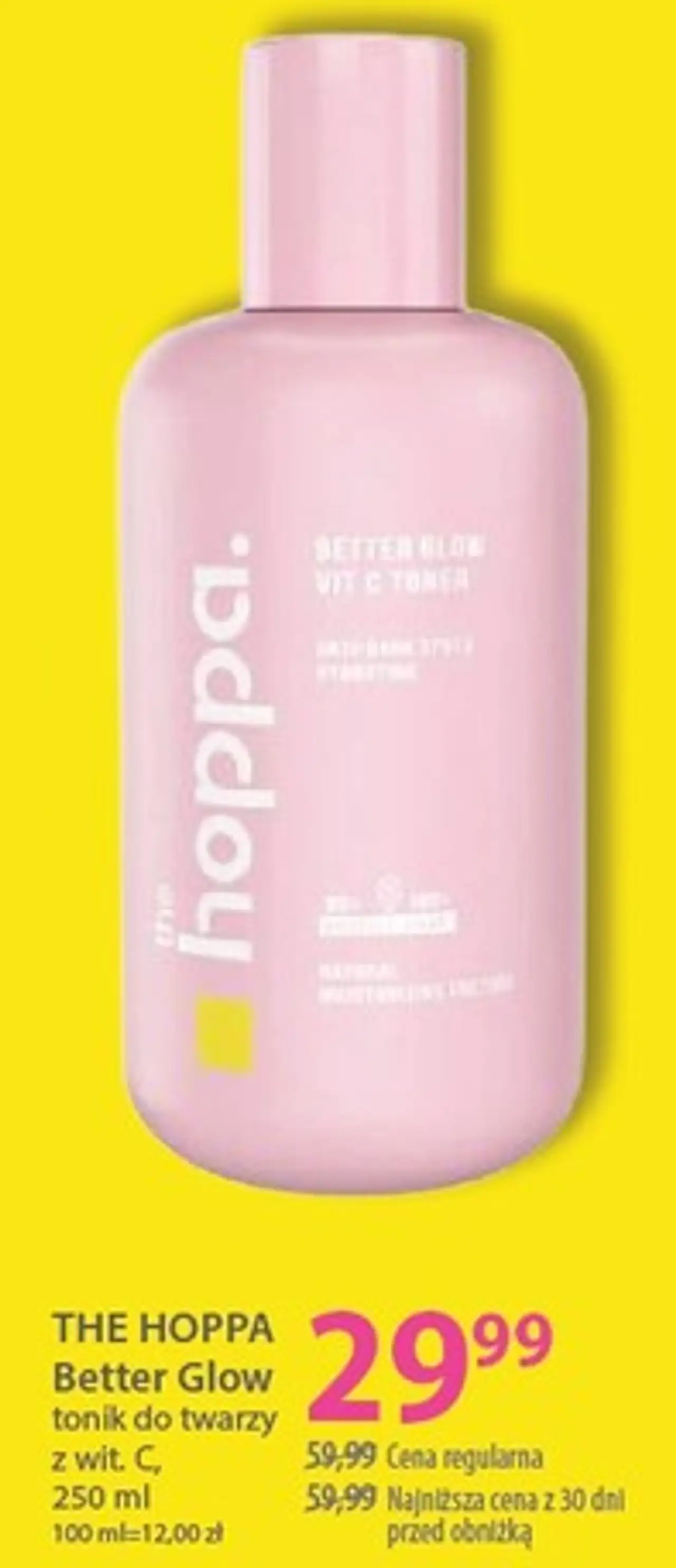 THE HOPPA Better Glow tonik do twarzy z wit. C, 250 ml