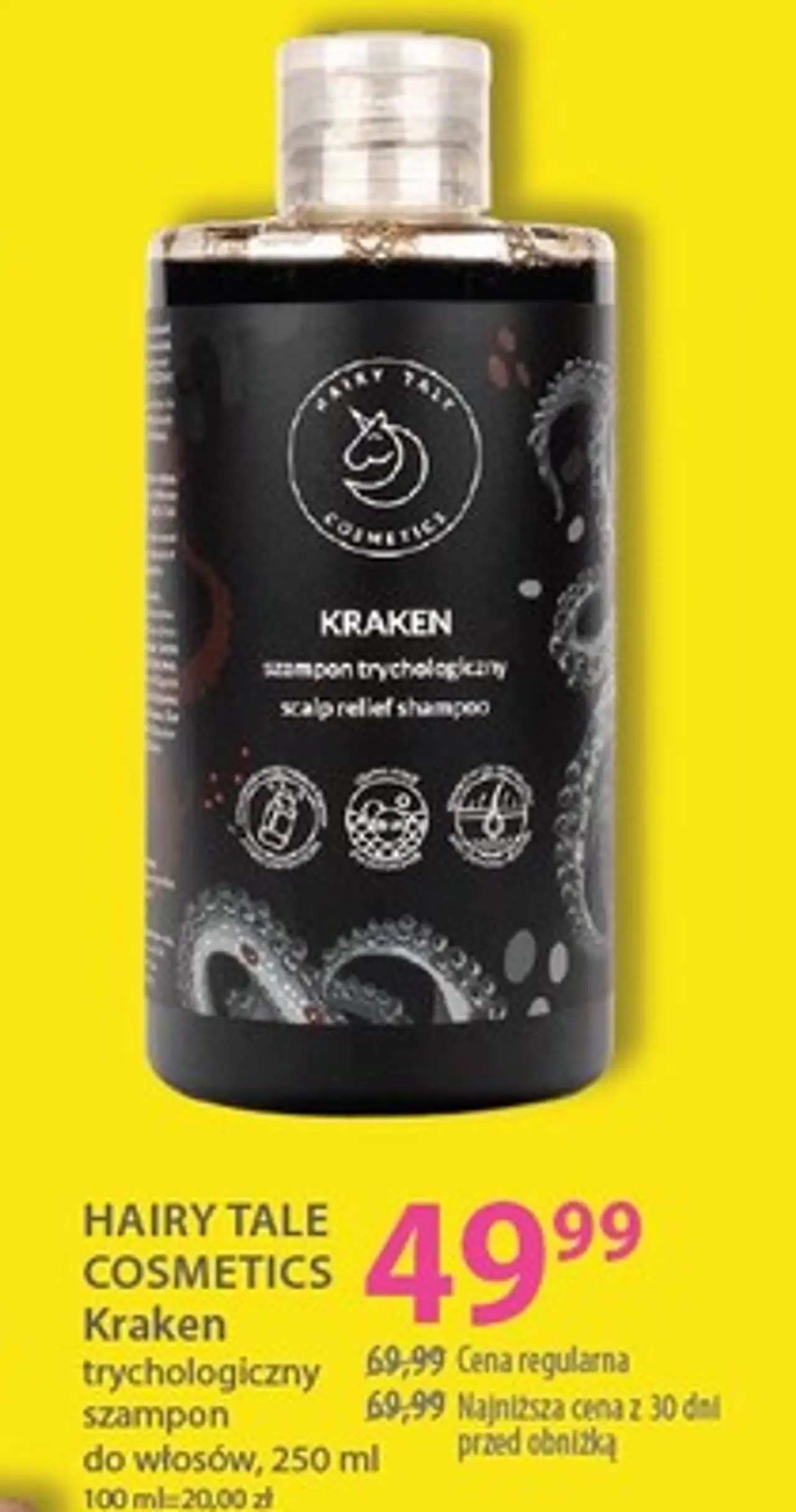 HAIRY TALE COSMETICS Kraken trychologiczny szampon do włosów, 250 ml