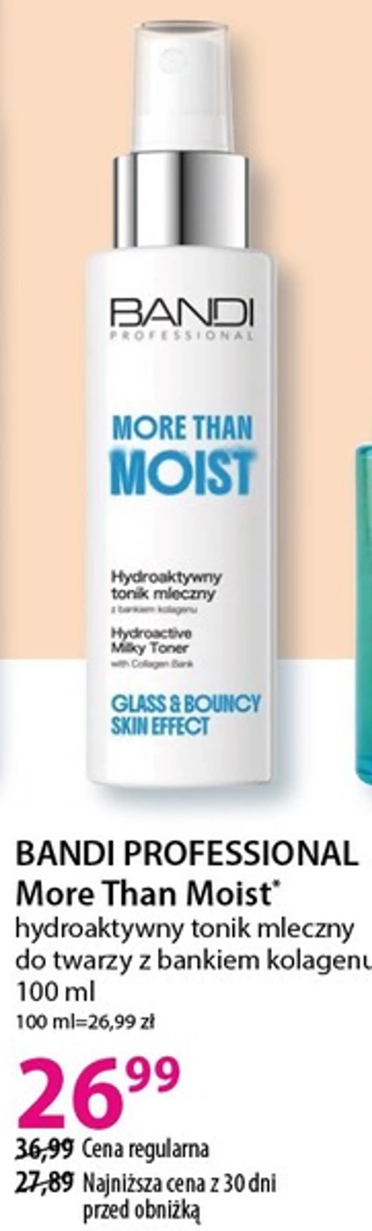More Than Moist hydroaktywny tonik mleczny do twarzy z bankiem kolagenu, 100 ml