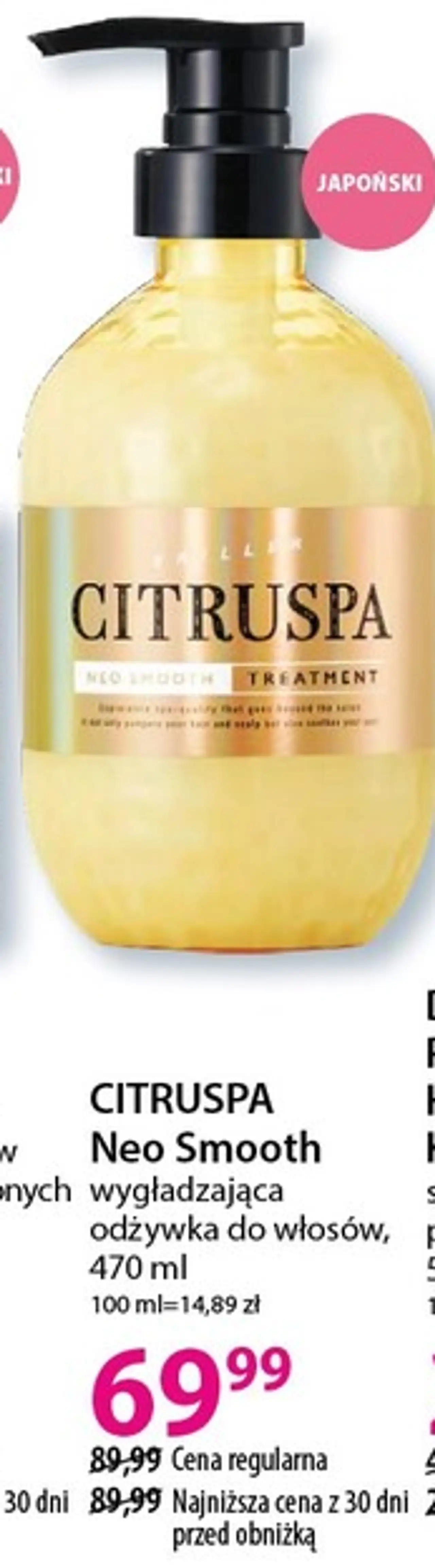 CITRUSPA Neo Smooth wygładzająca odżywka do włosów, 470 ml