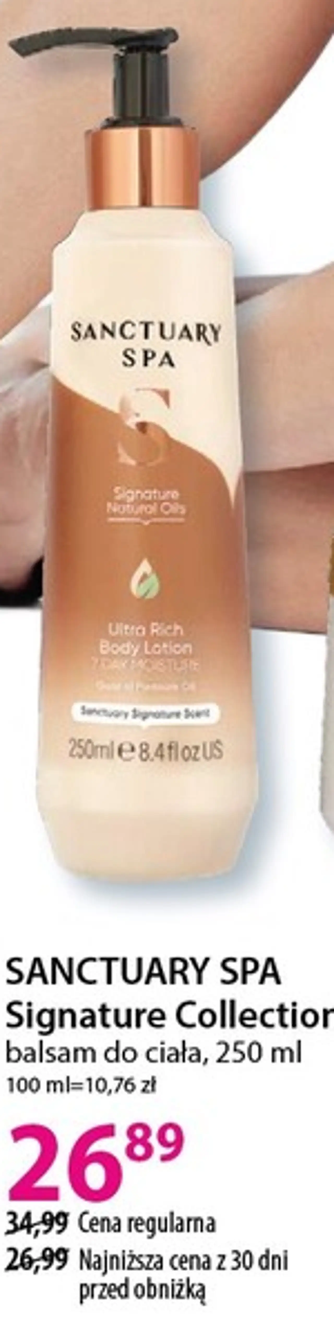 SANCTUARY SPA Signature Collection balsam do ciała, 250 ml