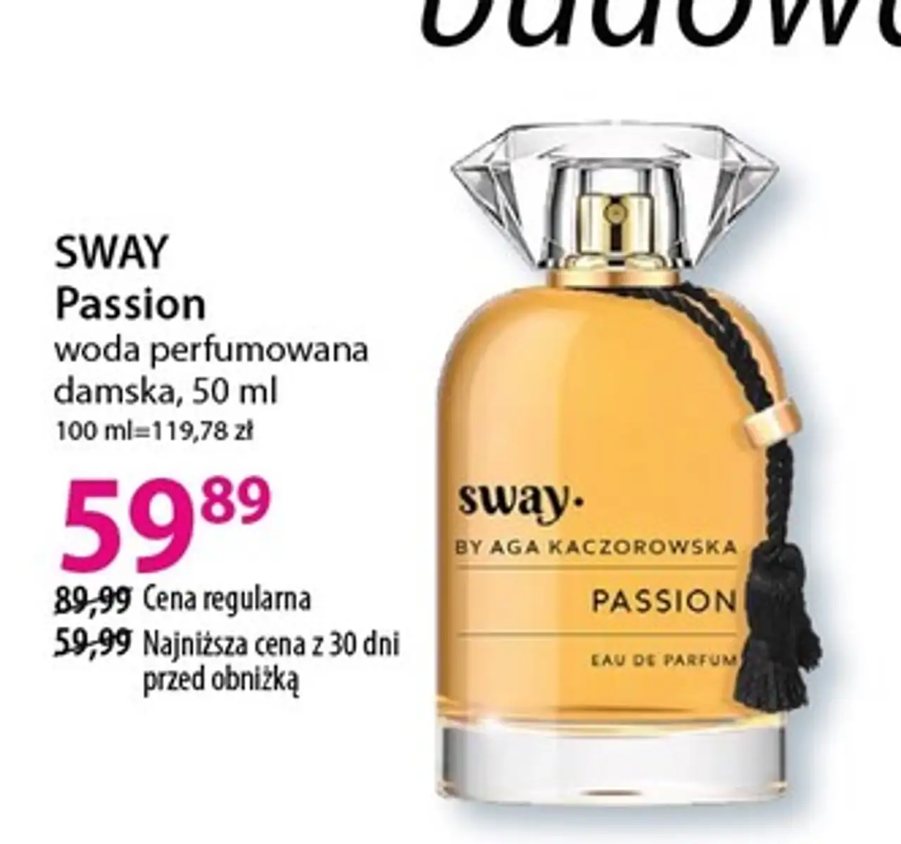 SWAY Passion woda perfumowana damska, 50 ml