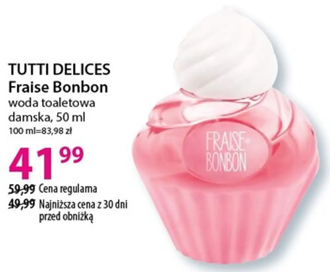 TUTTI DELICES Fraise Bonbon woda toaletowa damska, 50 ml