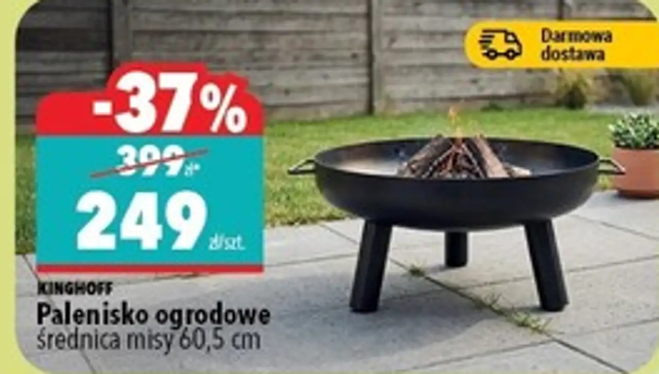 Palenisko ogrodowe średnica misy 60,5 cm KINGHOFF