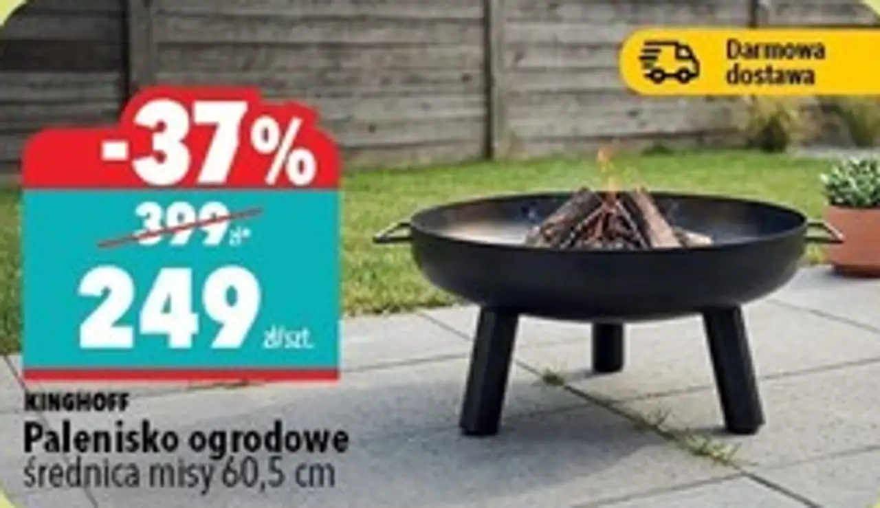 Palenisko ogrodowe średnica misy 60,5 cm KINGHOFF
