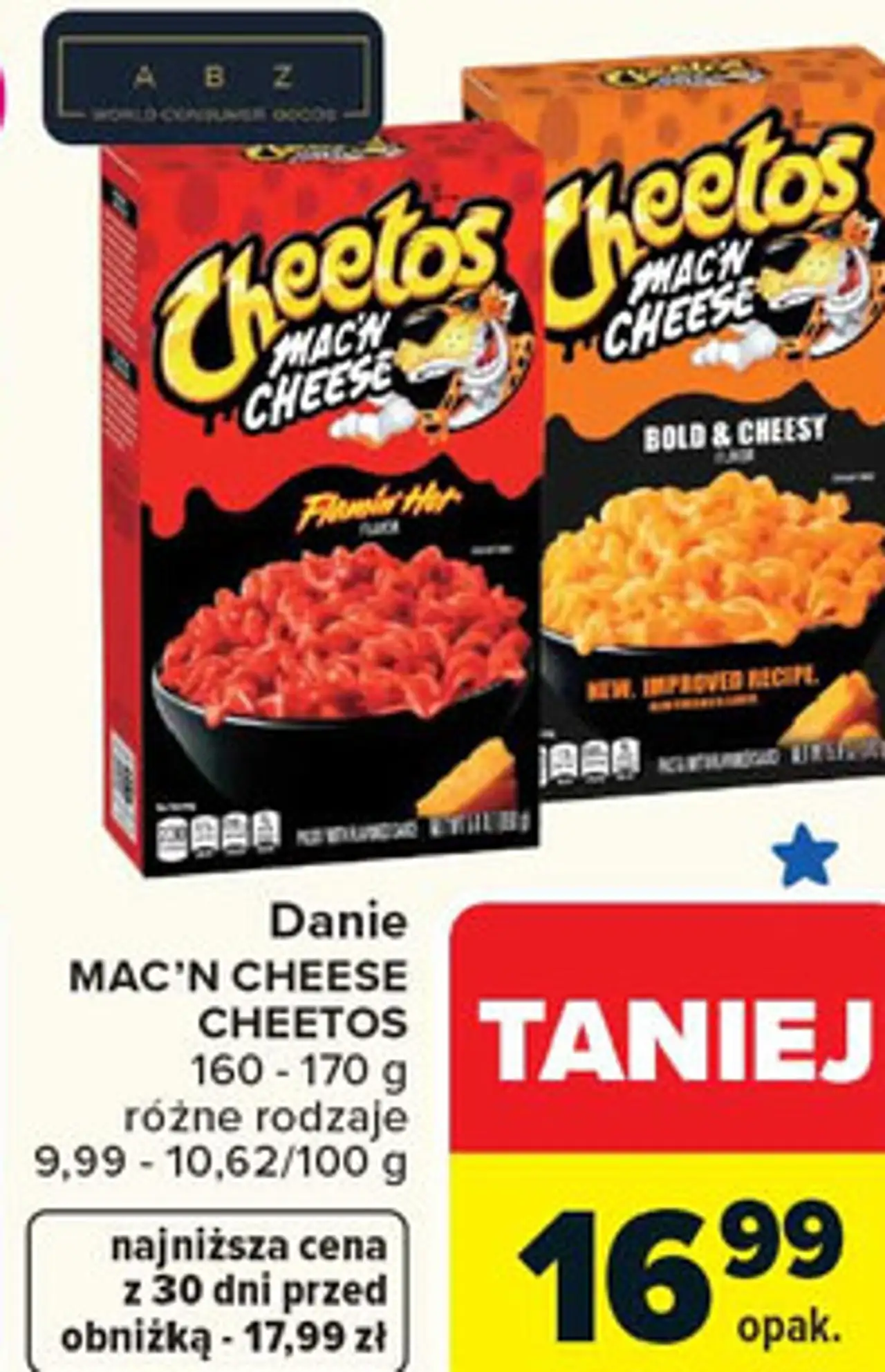 Danie MAC'N CHEESE CHEETOS