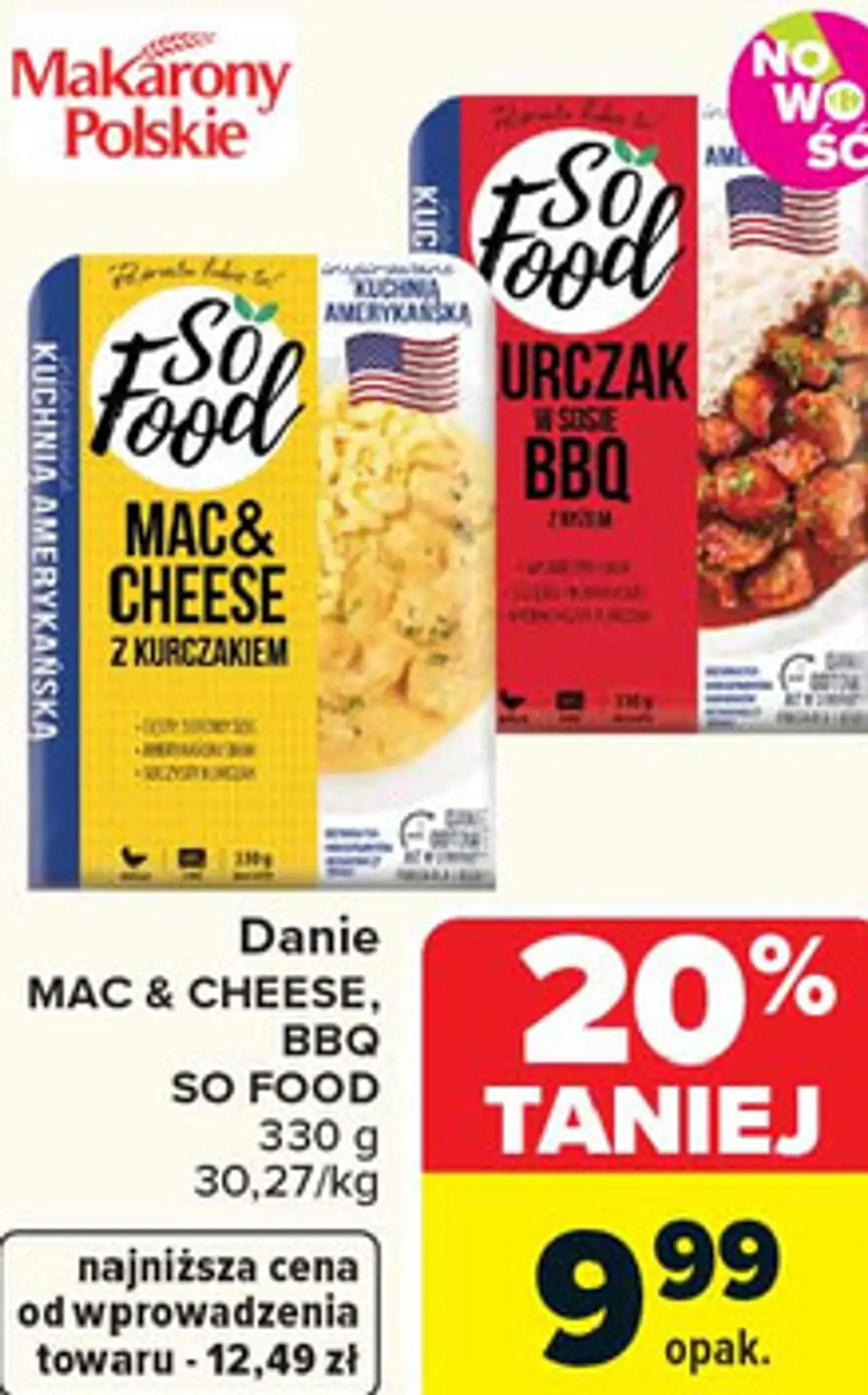 Danie MAC & CHEESE, BBQ SO FOOD 330 g