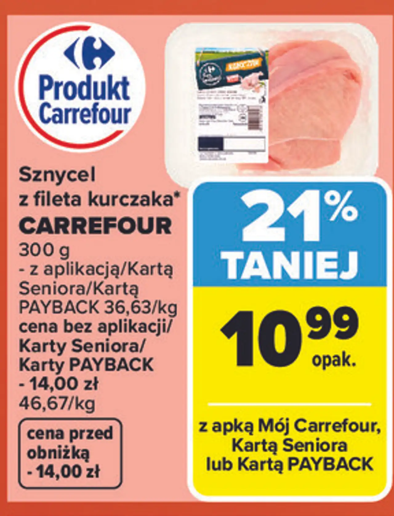 Sznycel z fileta kurczaka