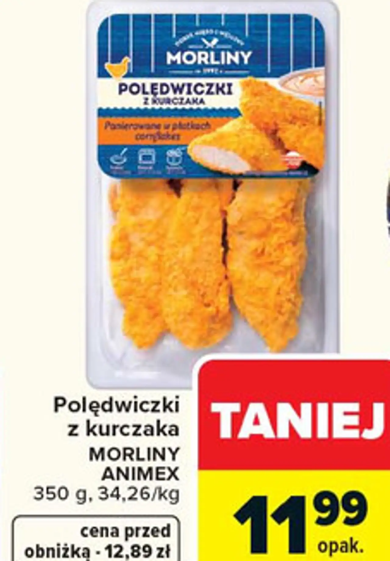 Polędwiczki z kurczaka MORLINY ANIMEX