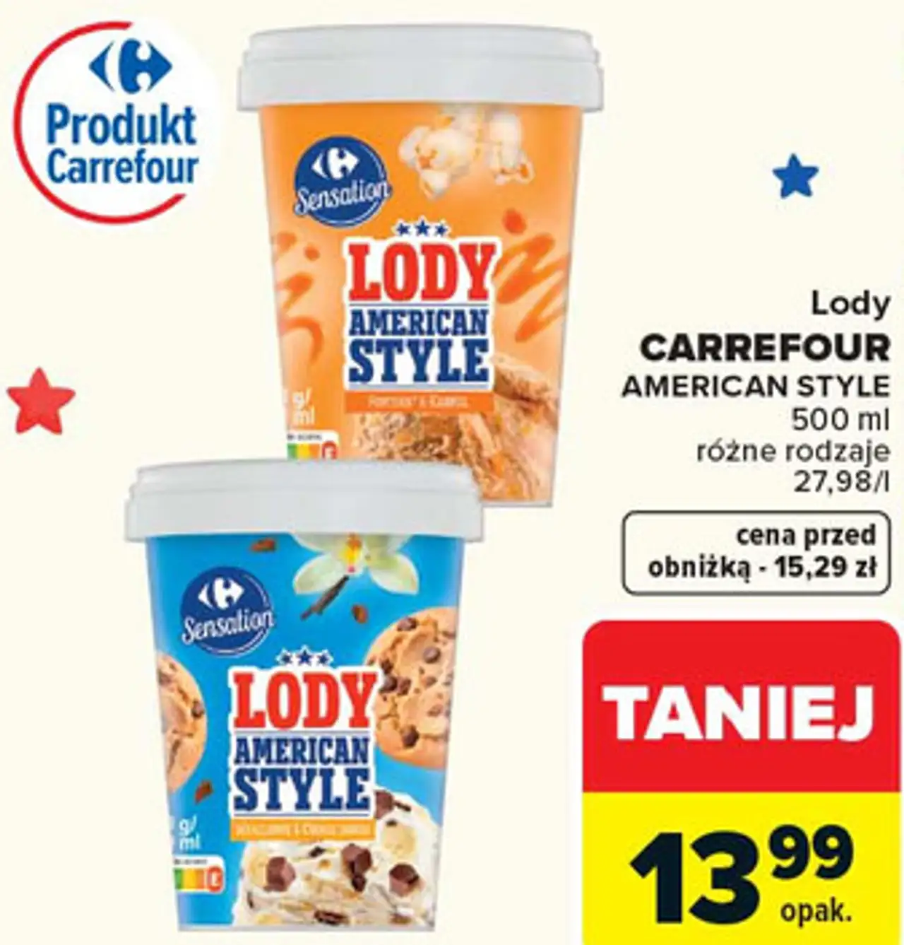 Lody CARREFOUR AMERICAN STYLE