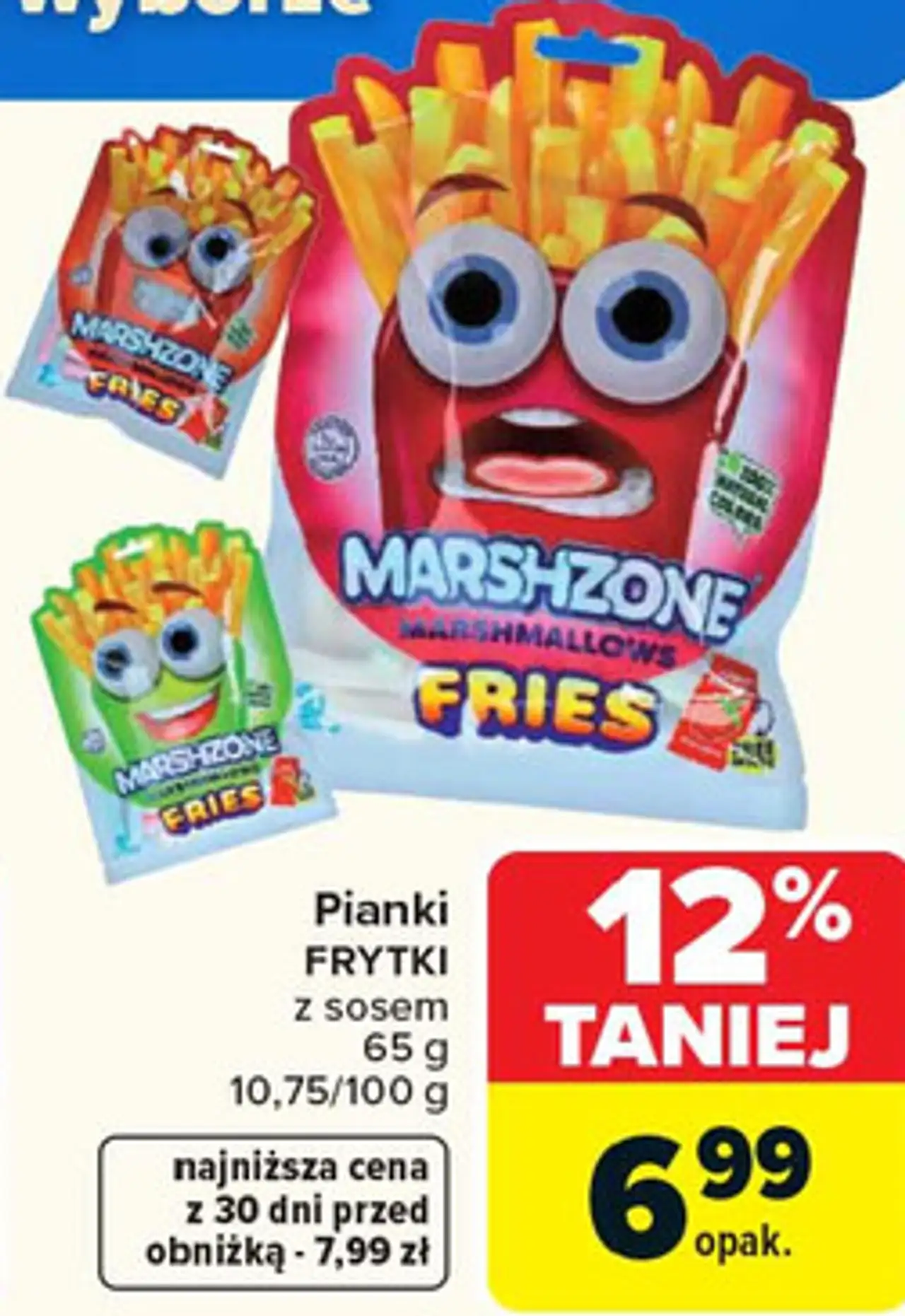 Pianki FRYTKI z sosem MARSHZONE