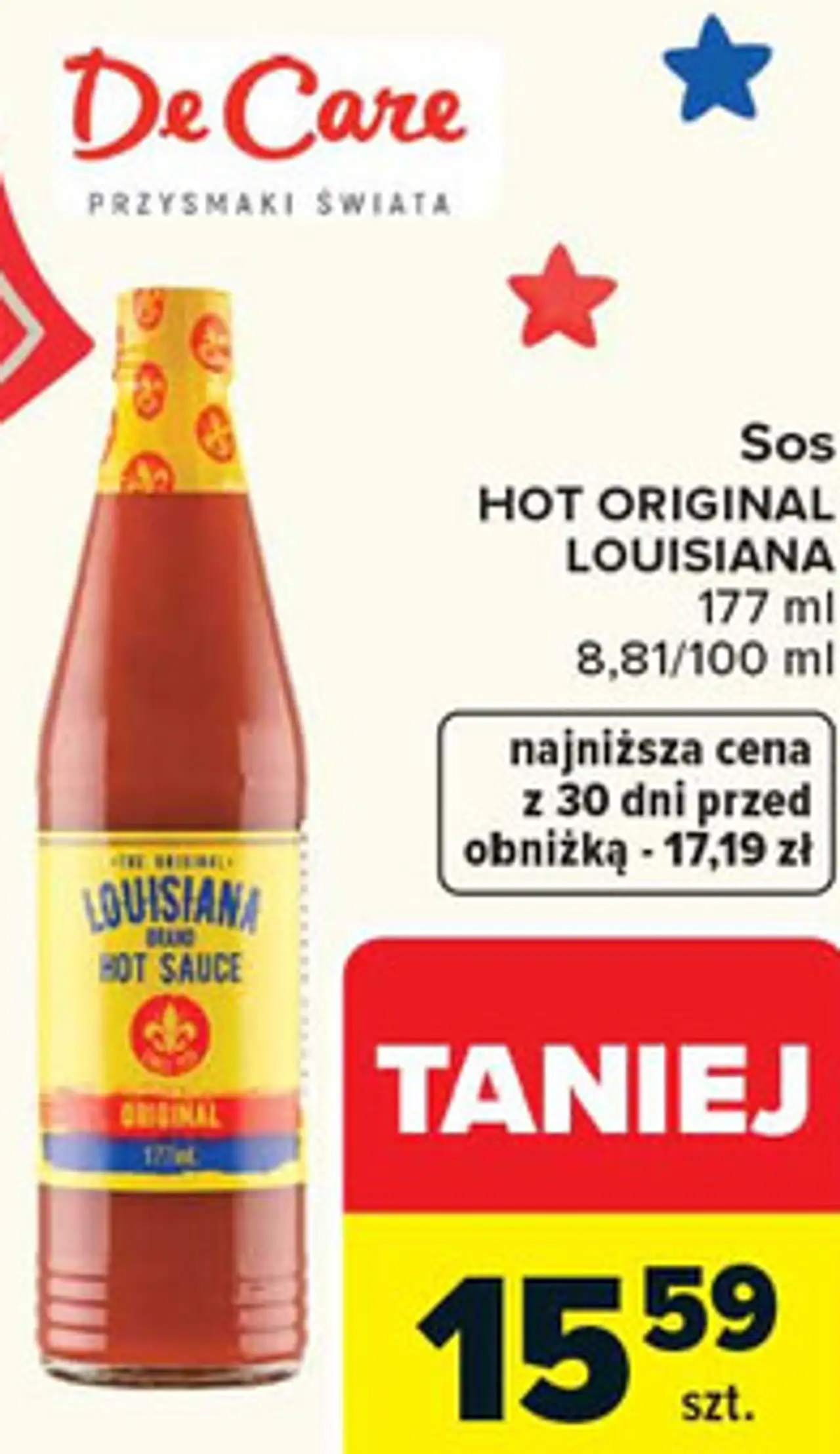Sos HOT ORIGINAL LOUISIANA 177 ml