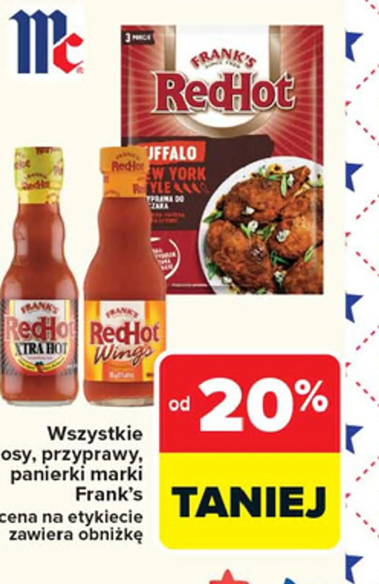 Wszystkie sosy, przyprawy, panierki marki Frank's