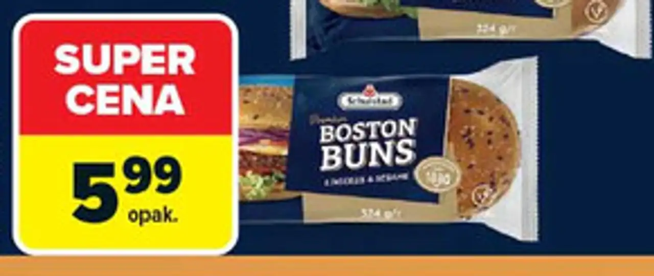 Bułki tradycyjne do hamburgerów 212 g