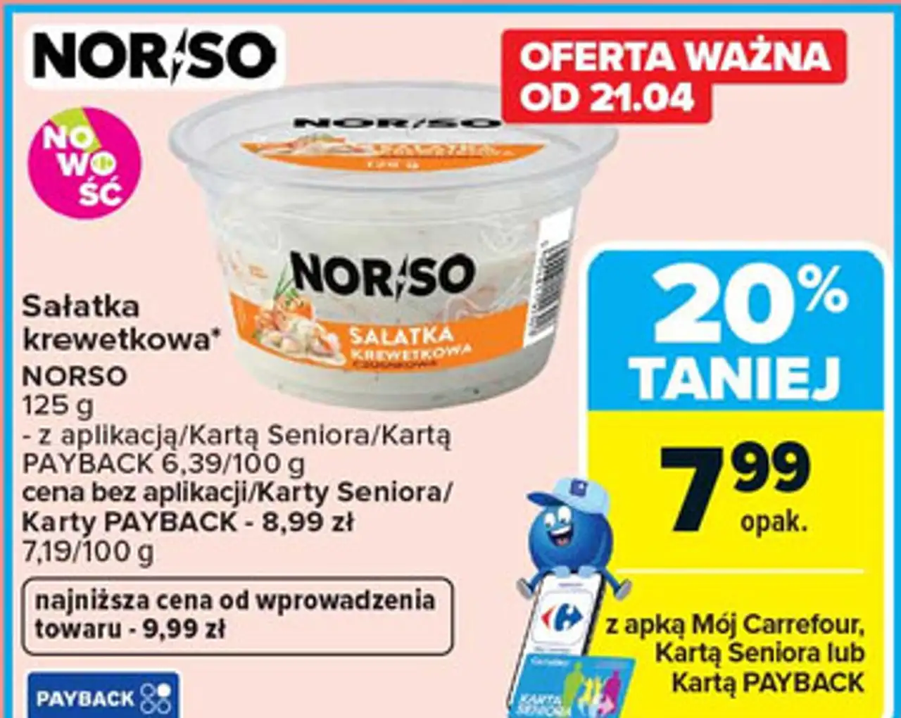 Sałatka krewetkowa* NORSO