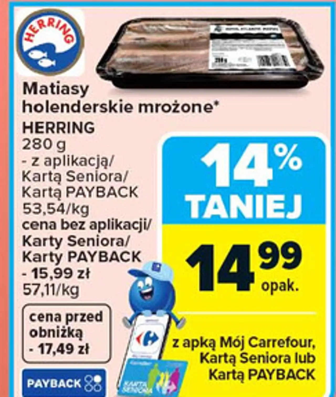 Matiasy holenderskie mrożone* HERRING