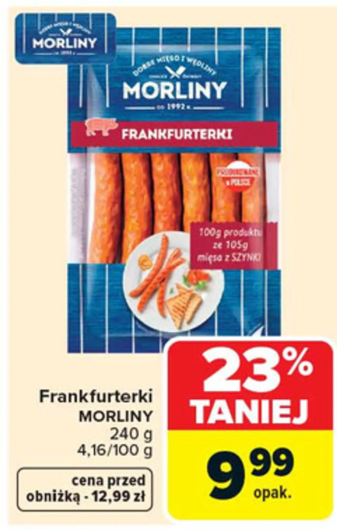 Frankfurterki MORLINY 240 g