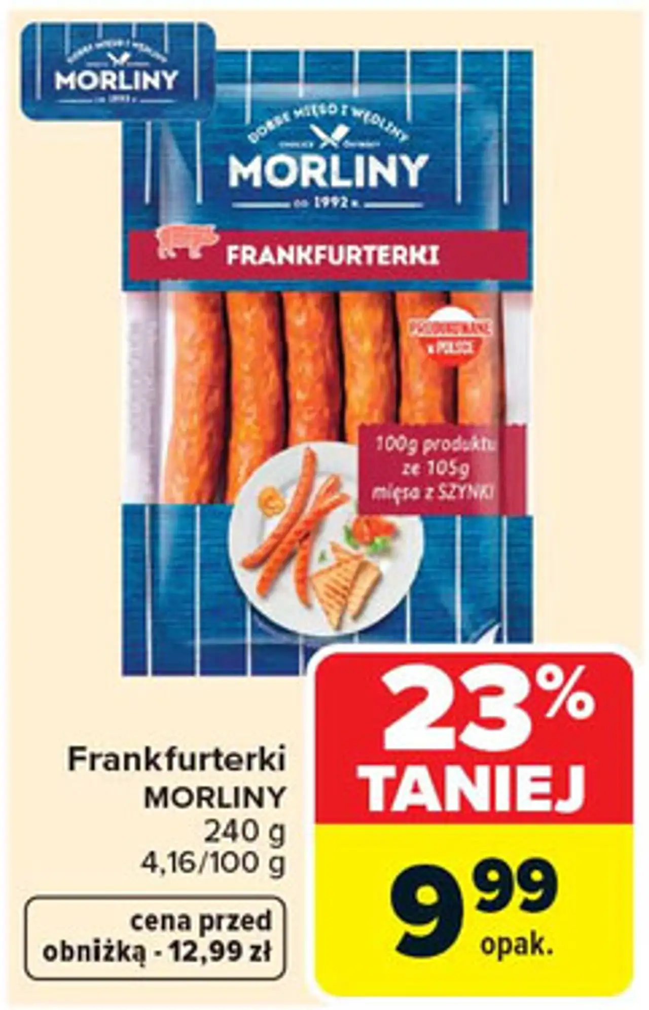 Frankfurterki MORLINY 240 g