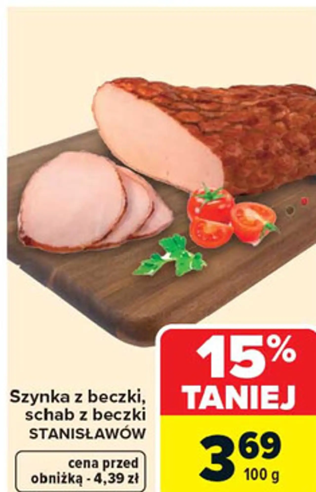 Szynka z beczki, schab z beczki STANISŁAWÓW