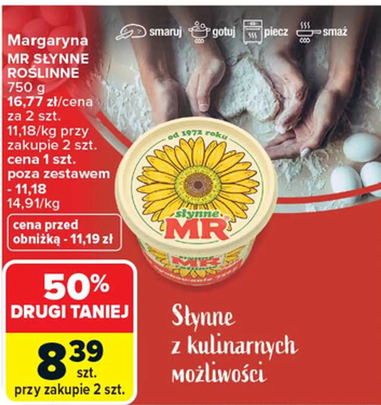 Margaryna MR SŁYNNE ROŚLINNE