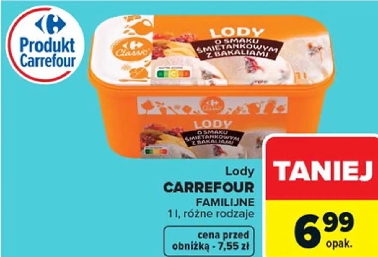 Lody CARREFOUR FAMILIJNE