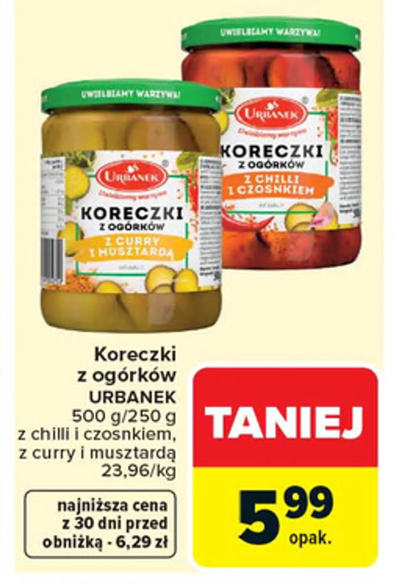 Koreczki z ogórków URBANEK