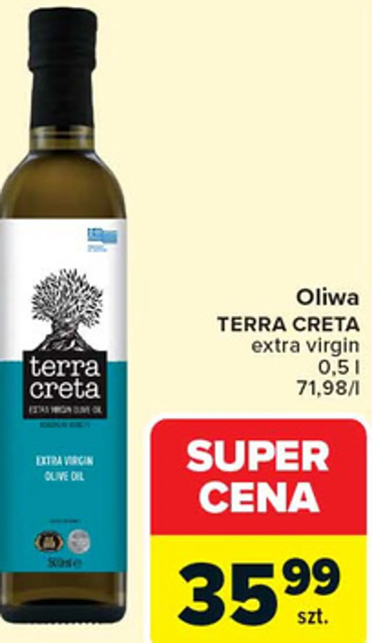 Oliwa TERRA CRETA extra virgin 0,5 l