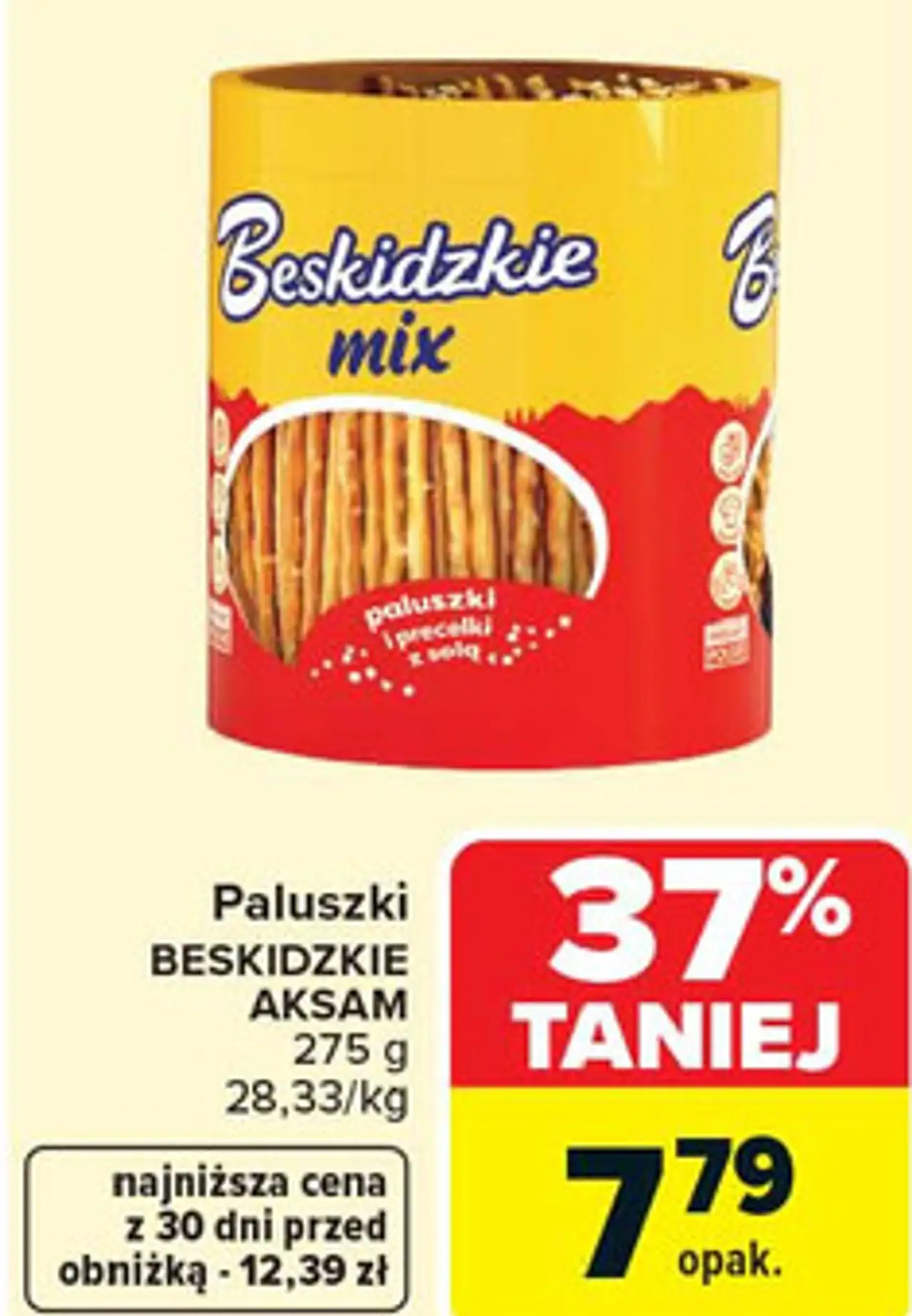 Paluszki BESKIDZKIE AKSAM 275 g