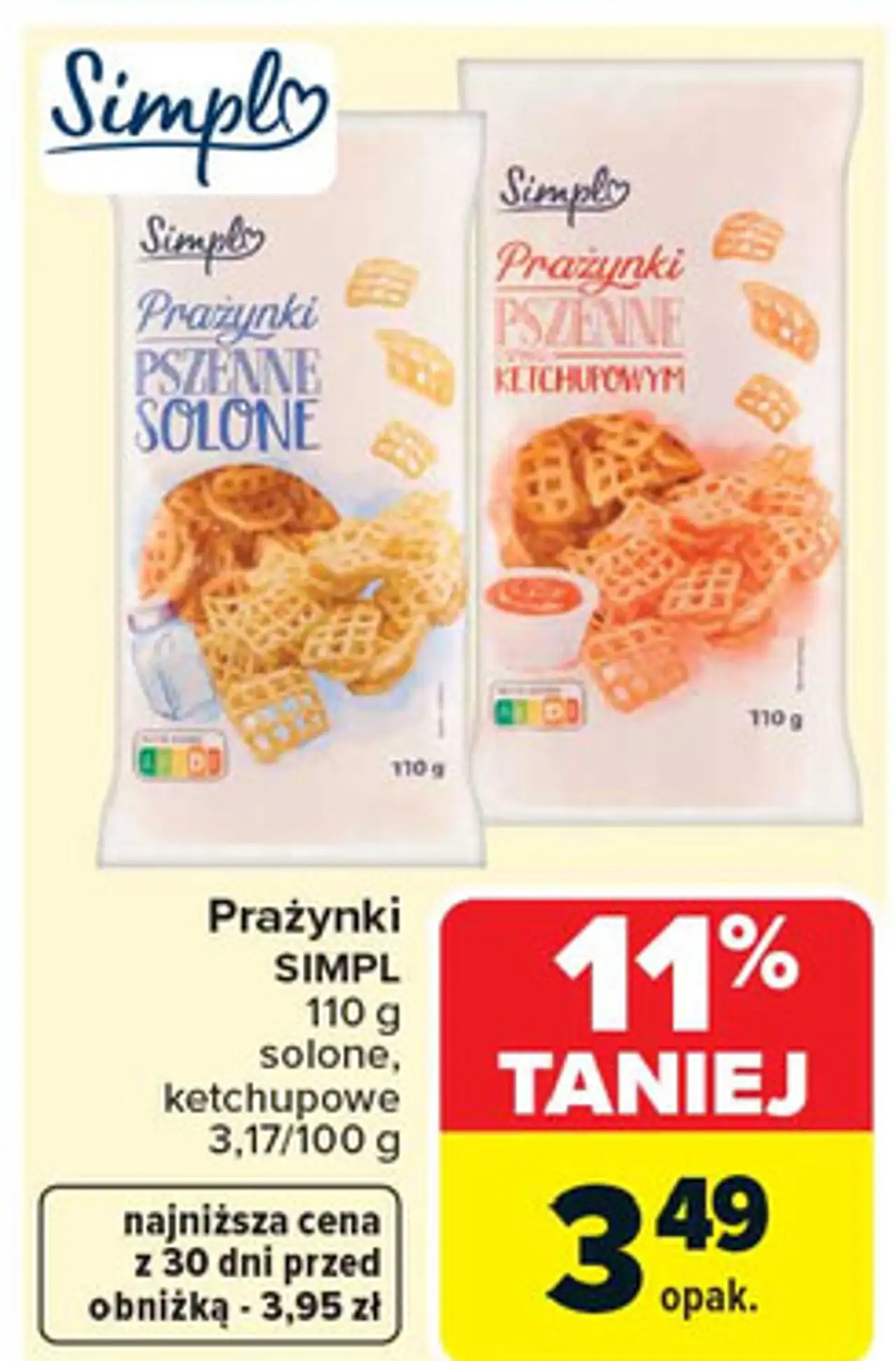 Prażynki ketchupowe Simpl