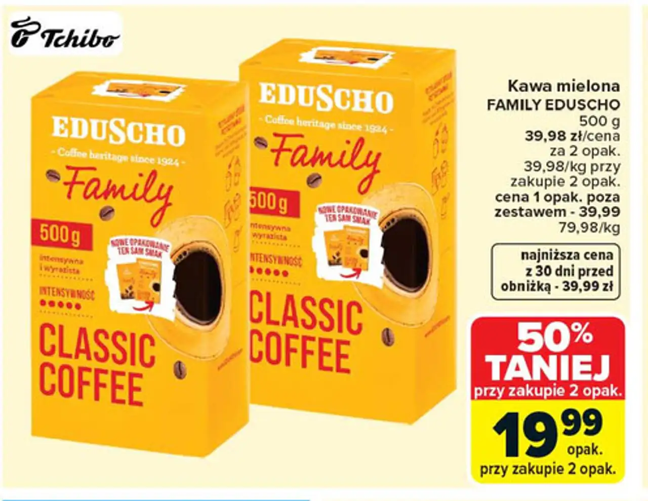 Kawa mielona FAMILY EDUSCHO 500 g