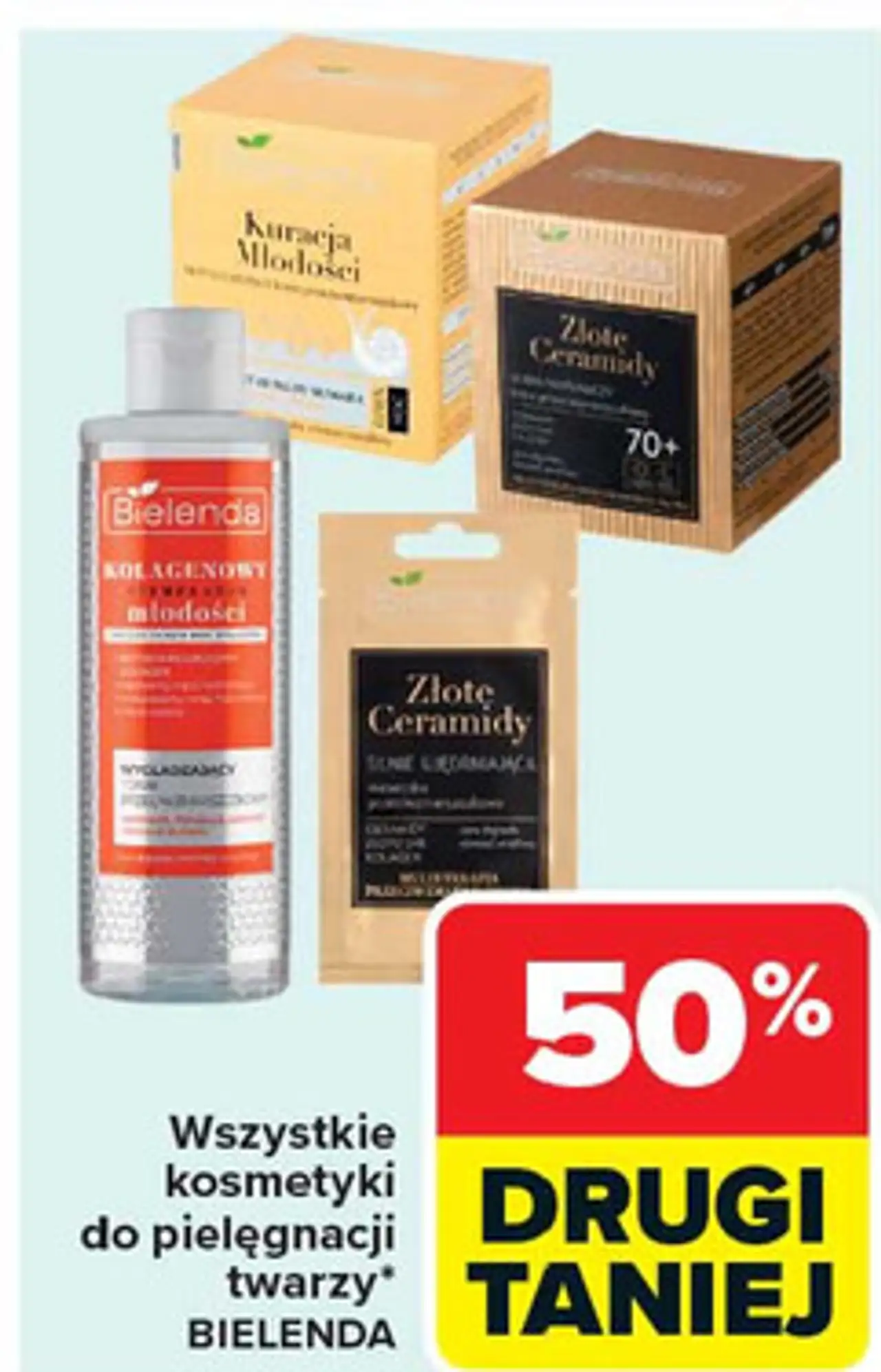 Krem przeciwzmarszczkowy 40+ na dzień i noc Bielenda Kuracja Młodości