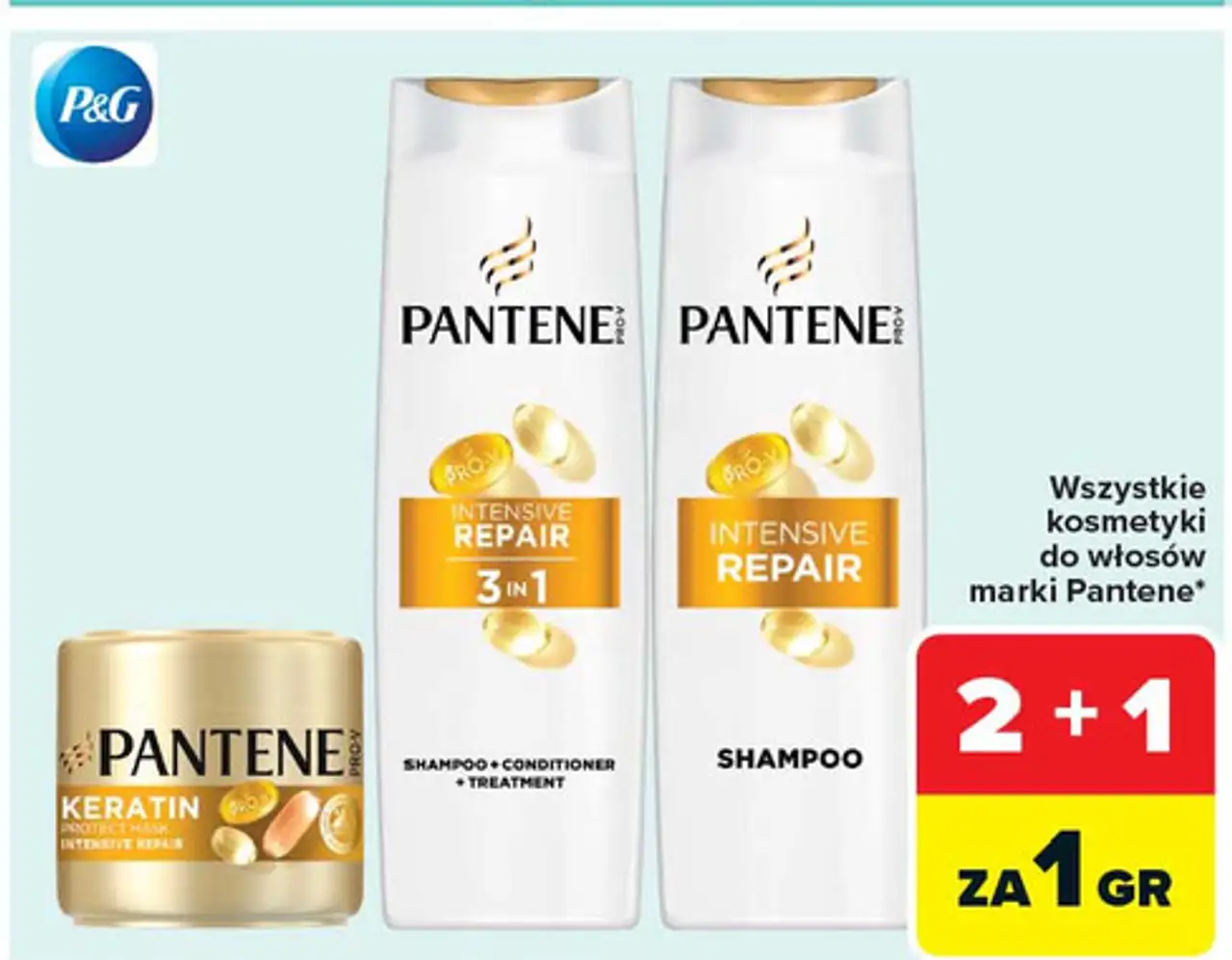 Szampon i odżywka 3w1 intensive reapir Pantene Pro-V