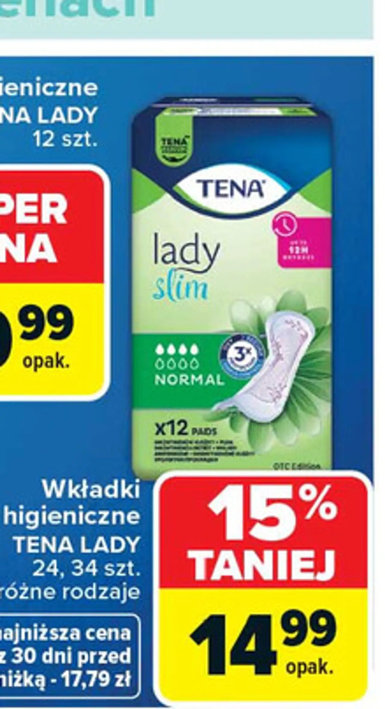 Wkładki higieniczne TENA LADY
