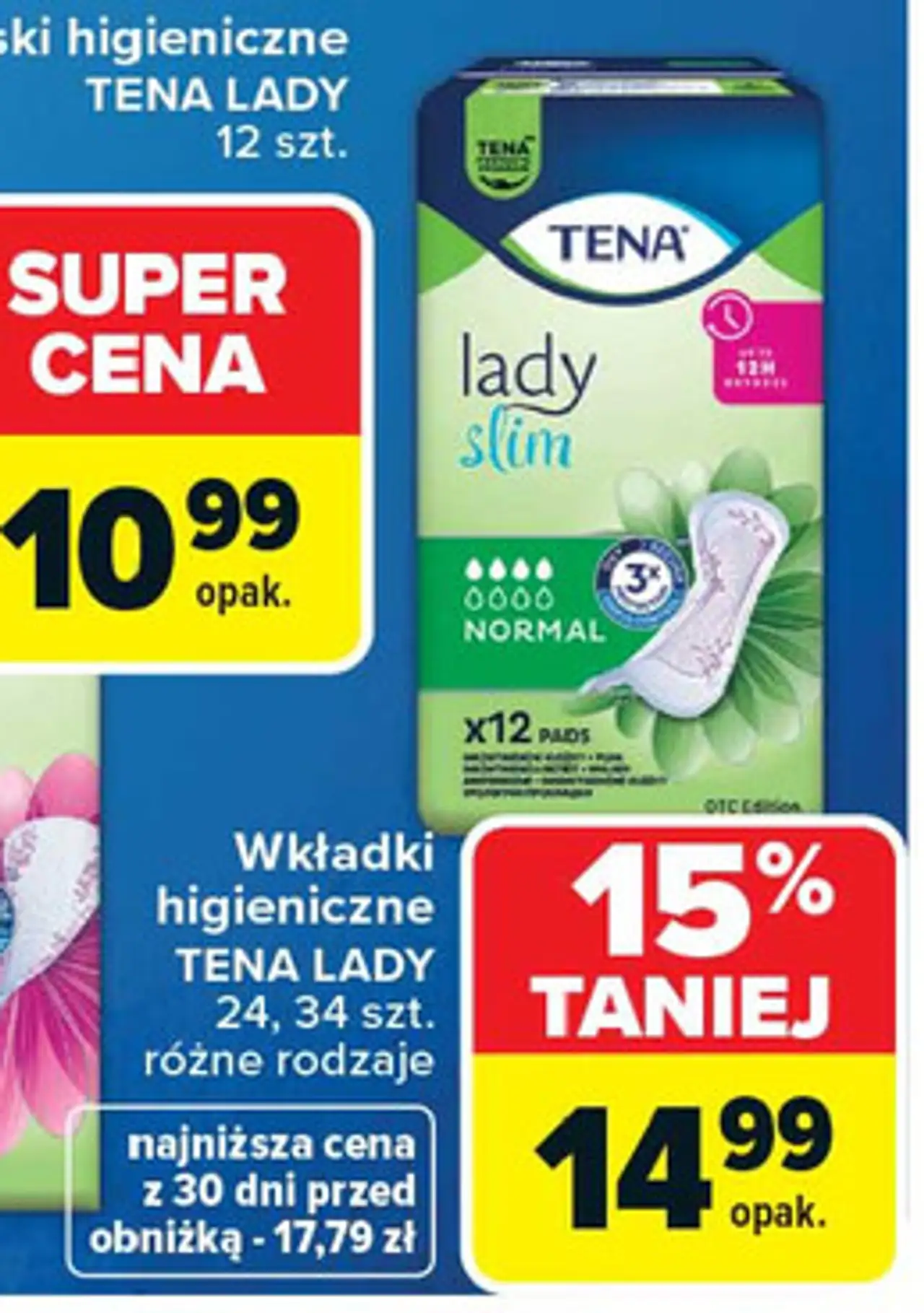 Wkładki higieniczne TENA LADY