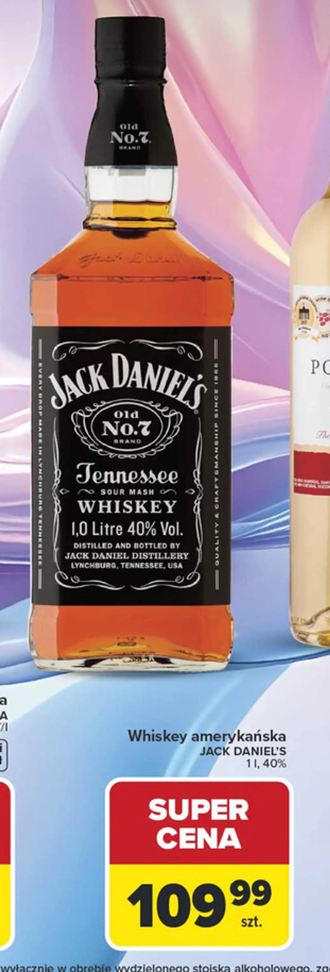 Whiskey amerykańskie Jack Daniels