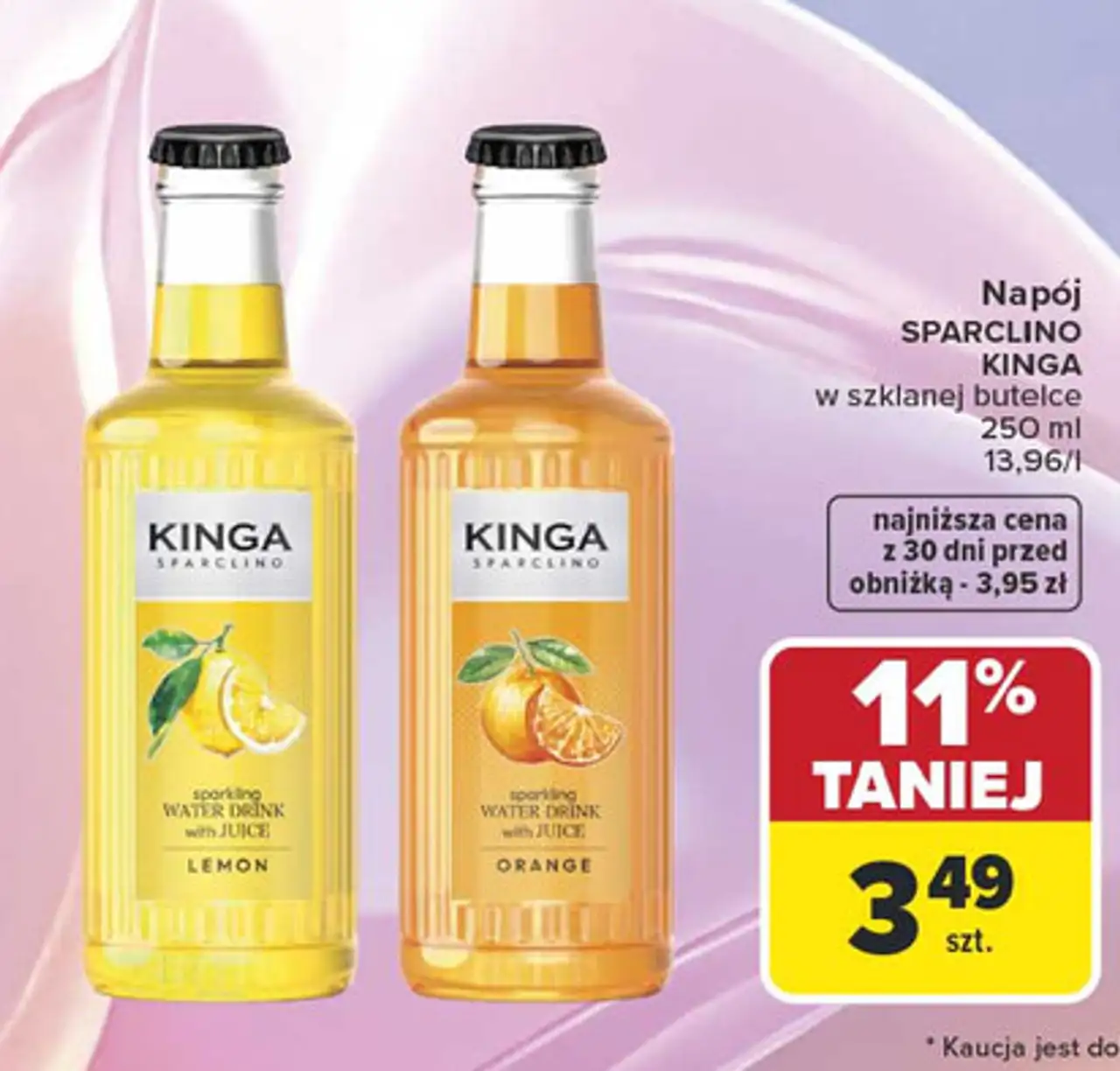 Woda lemon Kinga Sparclino