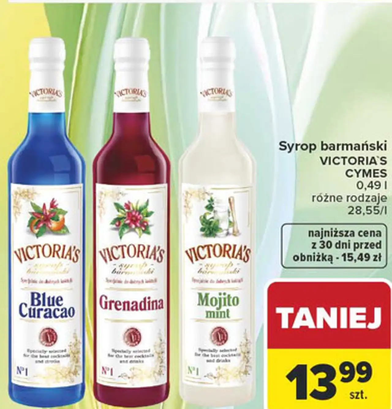 Syrop barmański VICTORIA'S CYMES