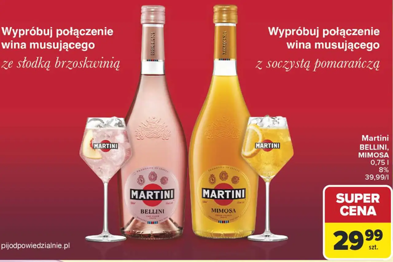 Martini BELLINI, MIMOSA 0,75 l 8%