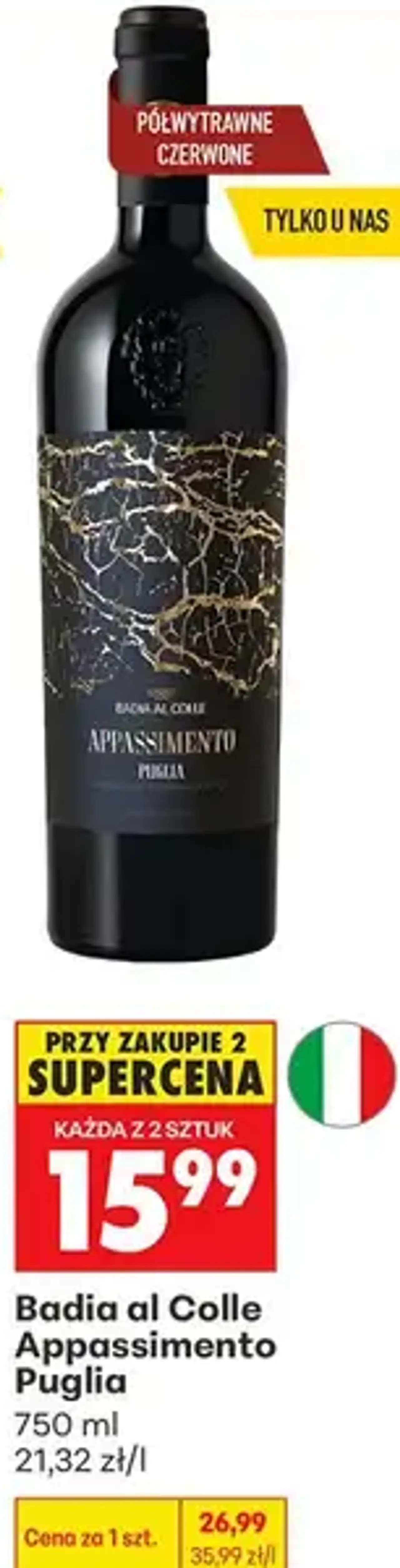 Badia al Colle Appassimento Puglia 750 ml