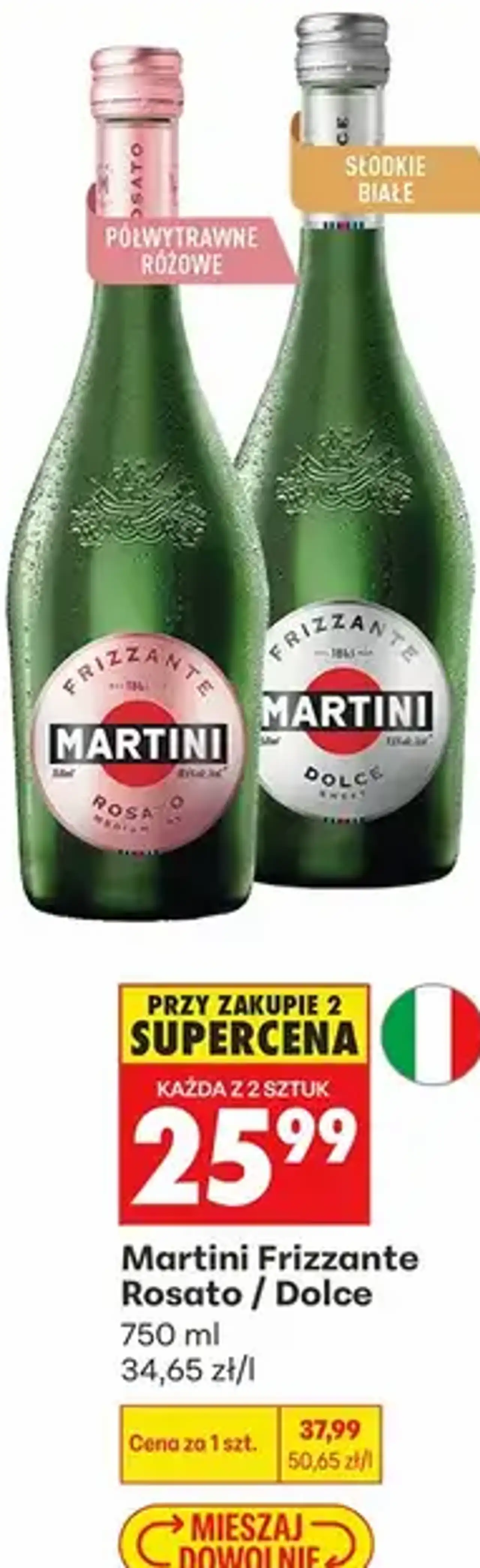 Martini Frizzante Rosato / Dolce