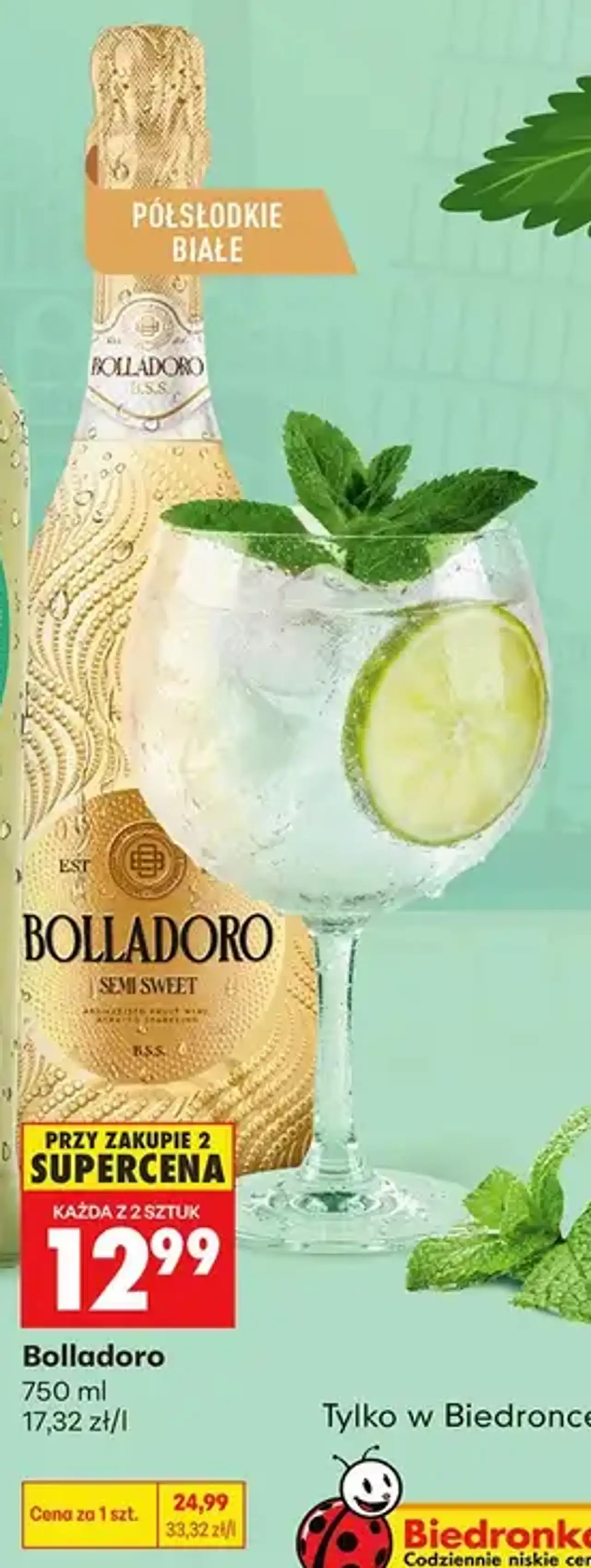 Aperitivo Bolladoro Hugo 750 ml