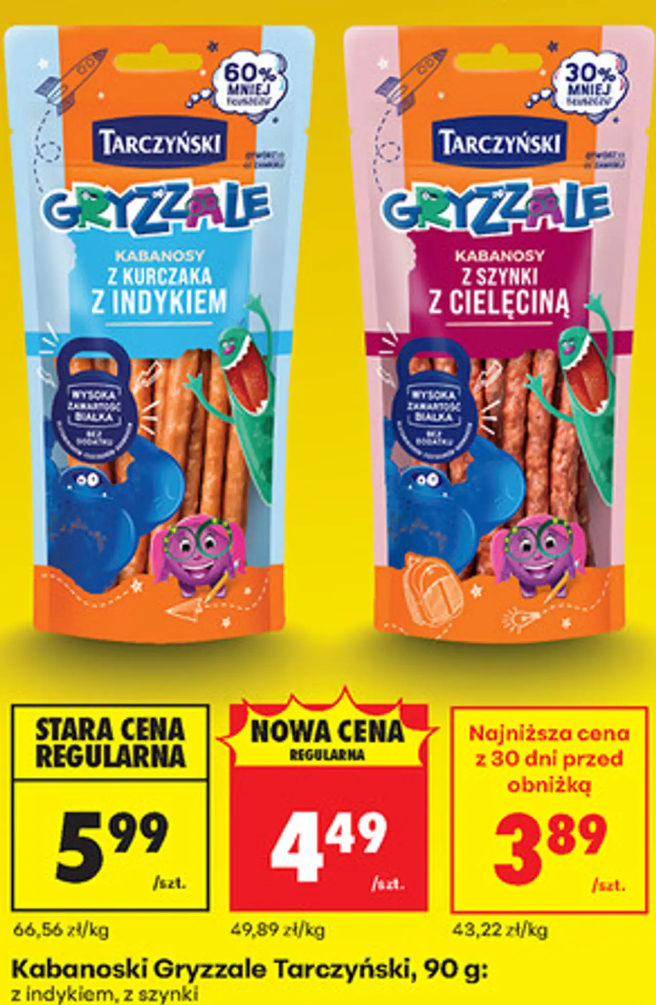 Kabanoski Gryzzale Tarczyński, 90 g