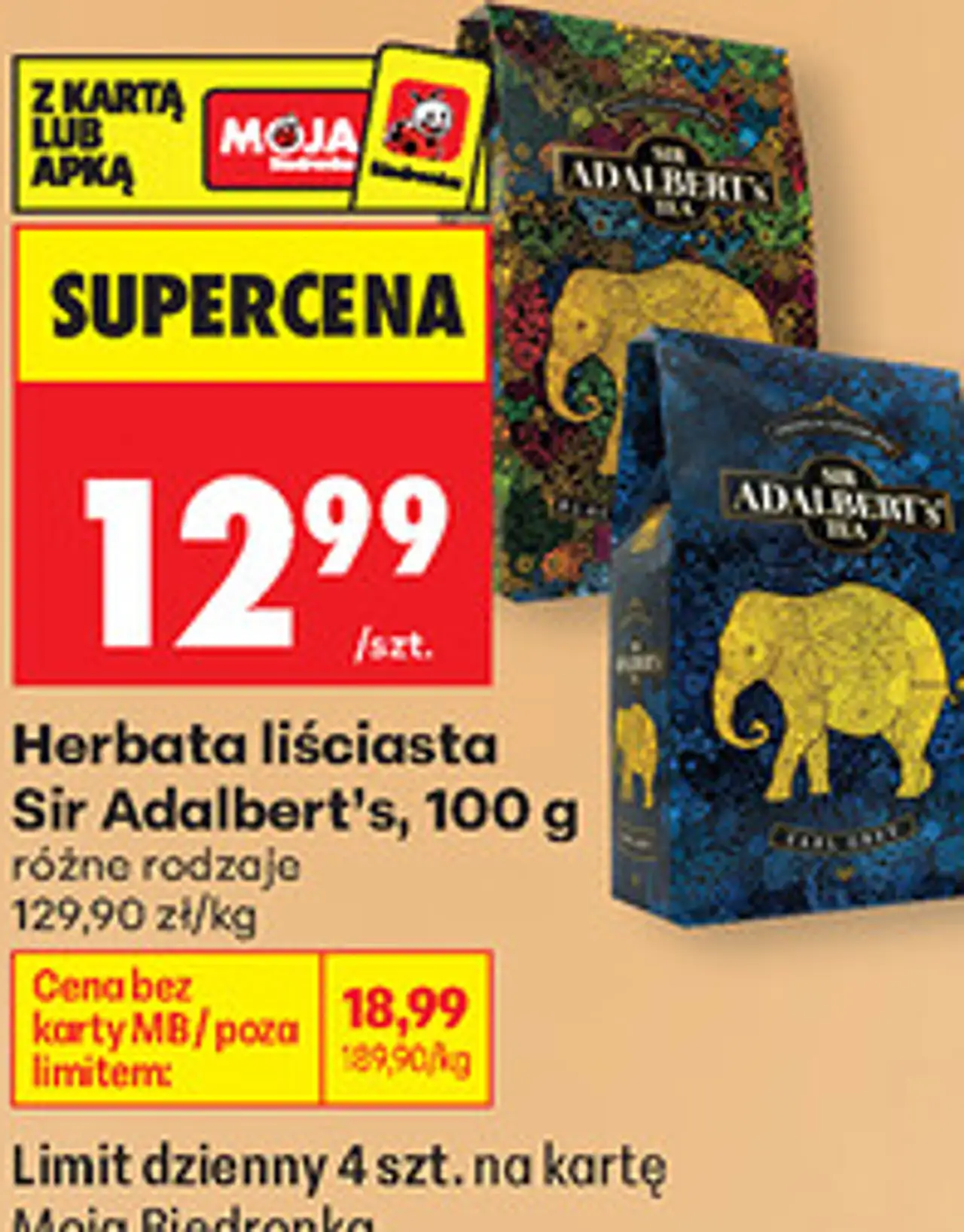Herbata liściasta Sir Adalbert's, 100 g