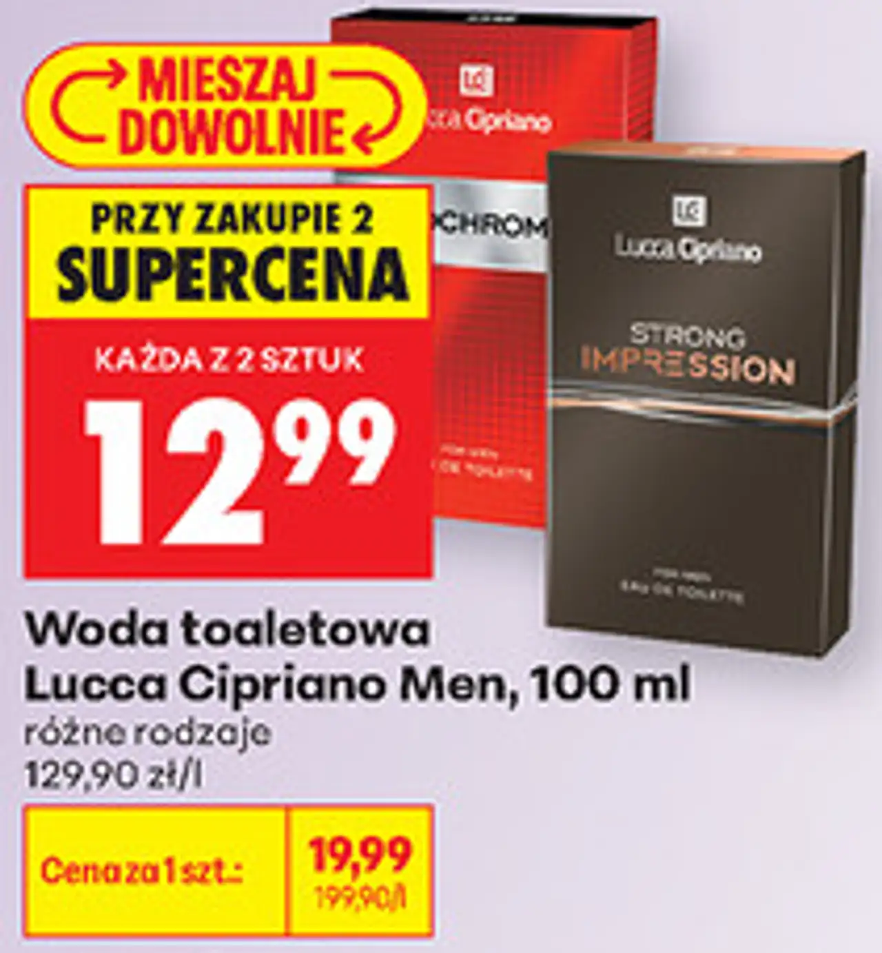 Woda toaletowa Lucca Cipriano Men, 100 ml
