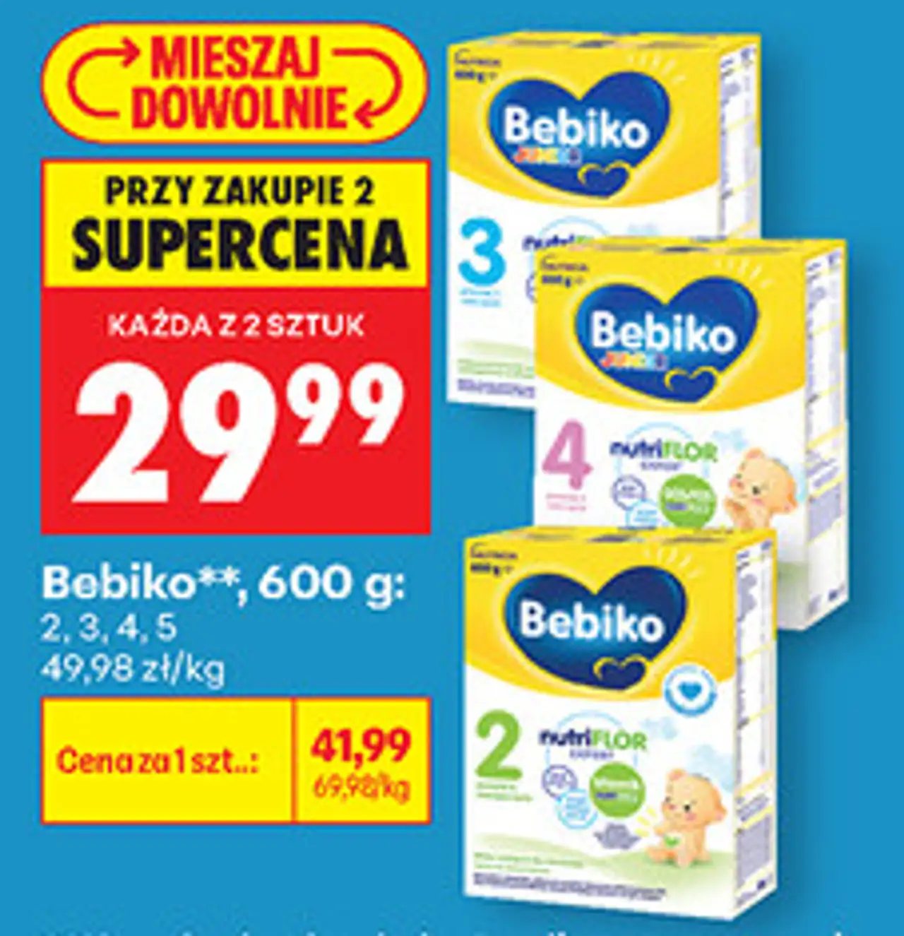 Bebiko, 600 g: 2, 3, 4, 5
