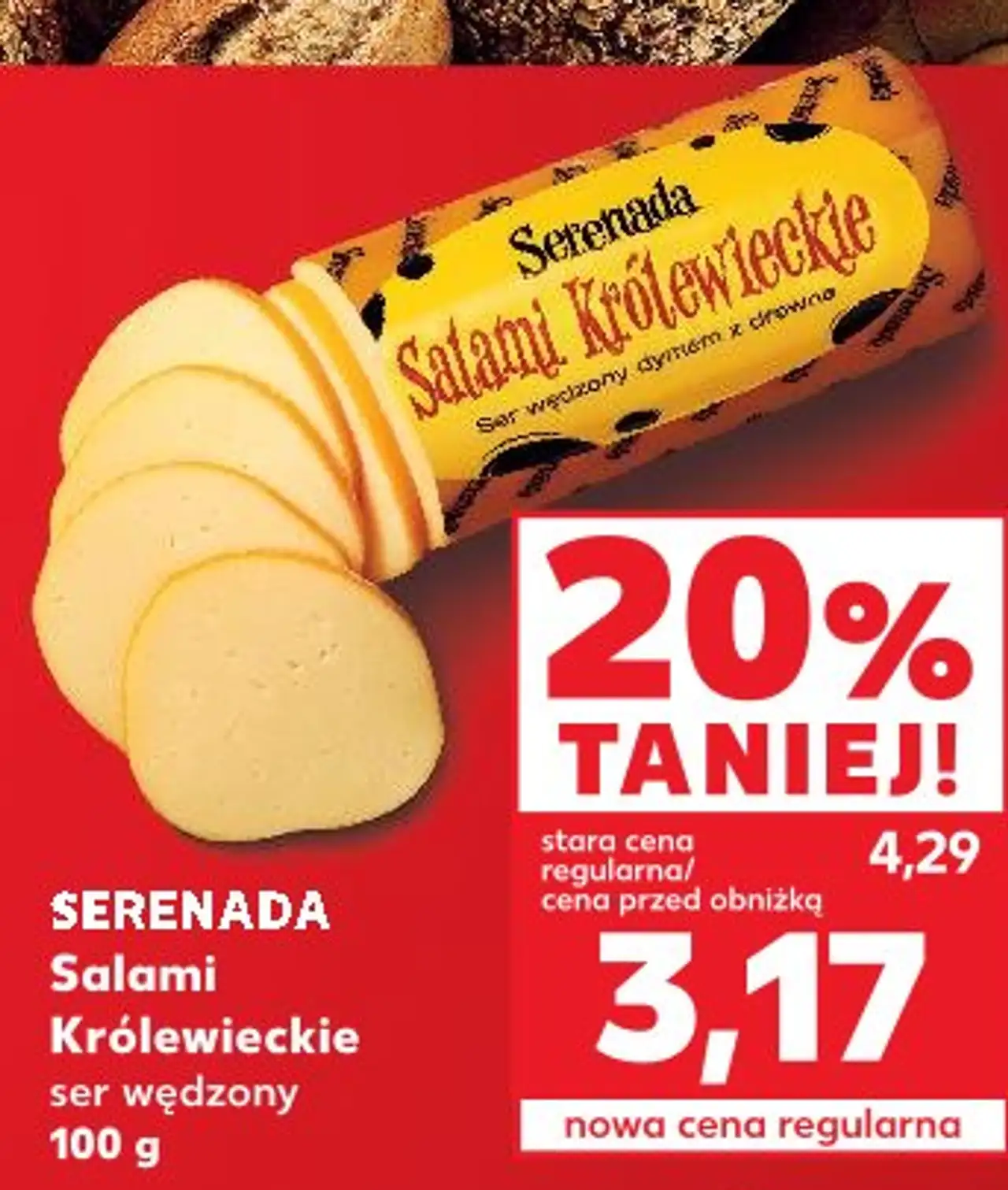Salami Królewieckie ser wędzony