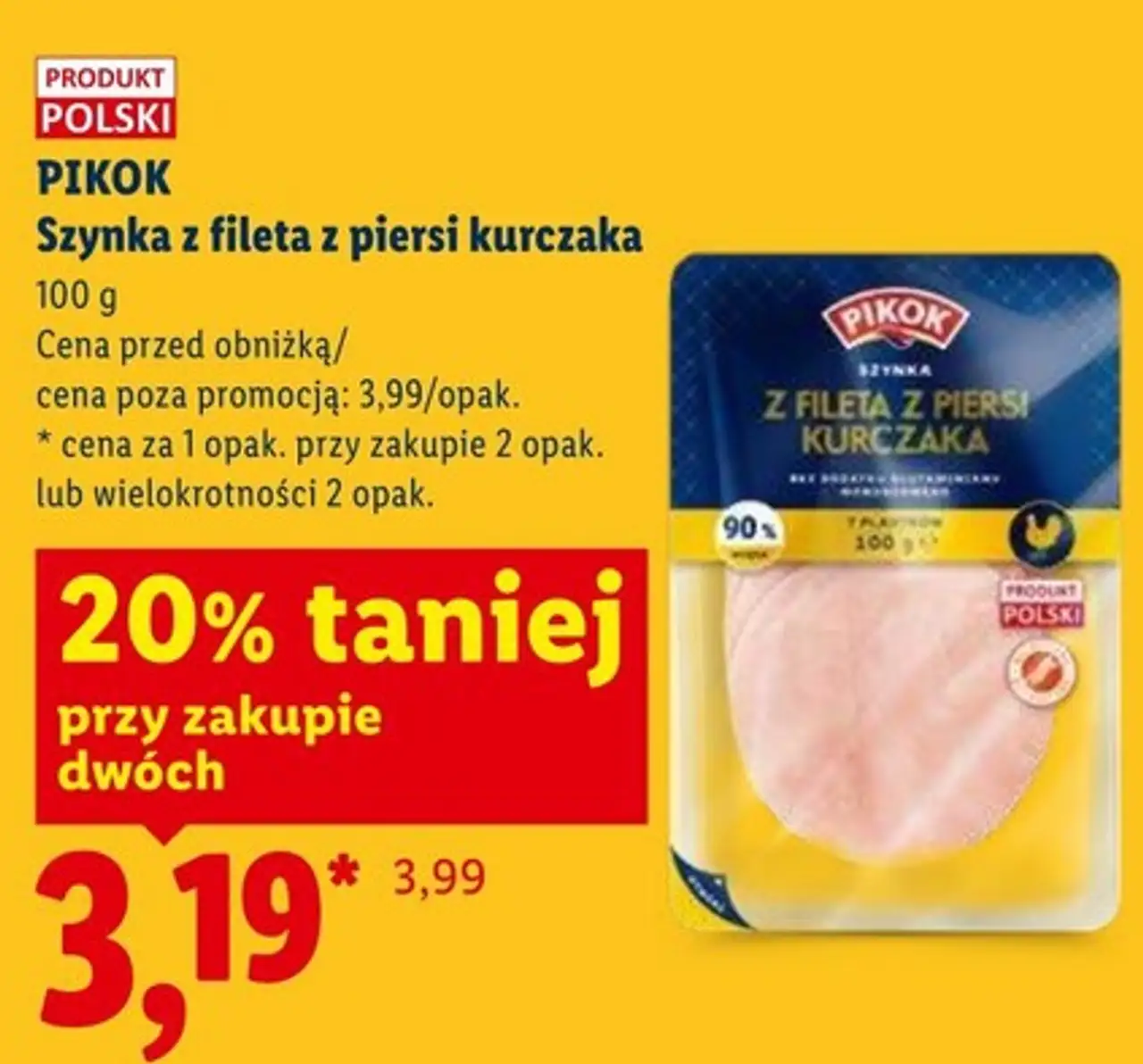 Szynka z fileta z piersi kurczaka PIKOK