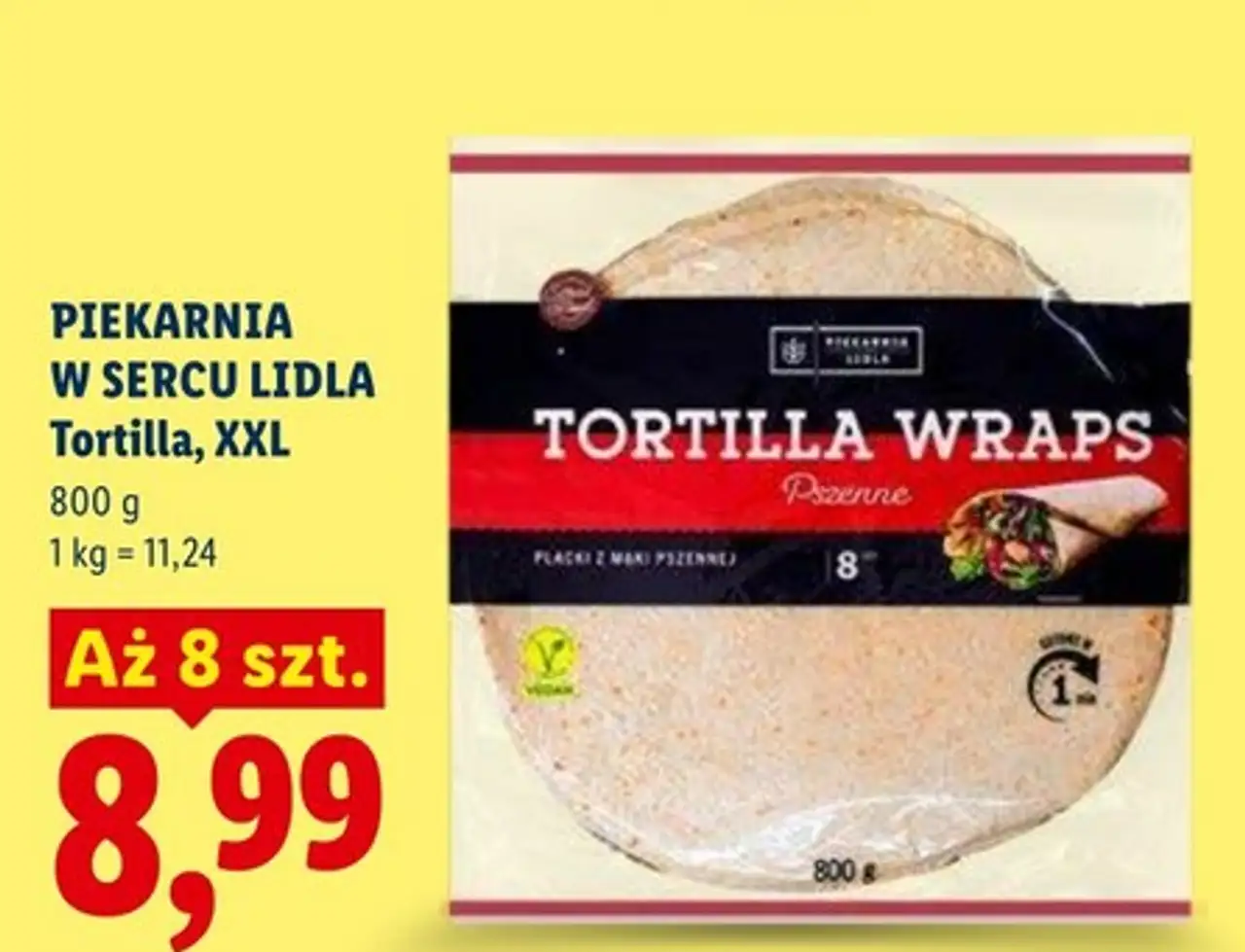 PIEKARNIA W SERCU LIDLA Tortilla, XXL